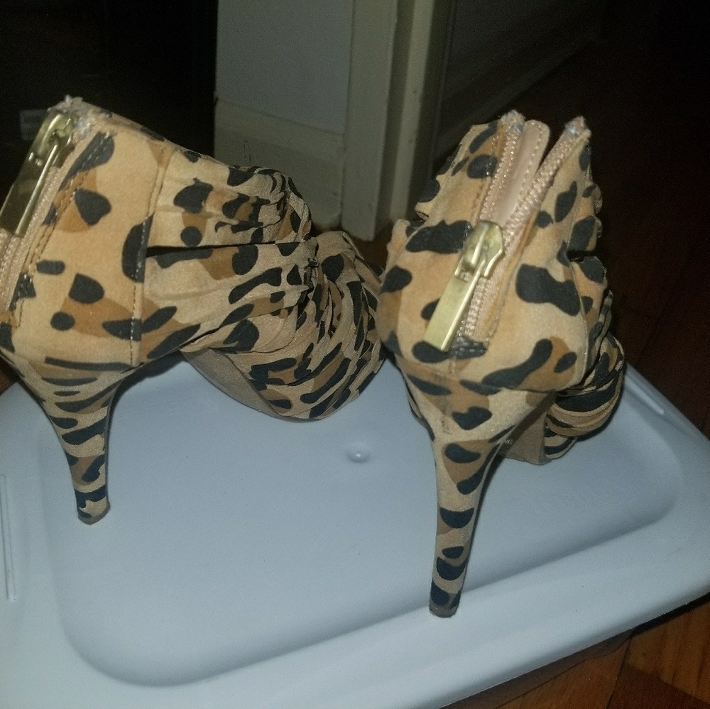 Leopard Print Booties - image 3